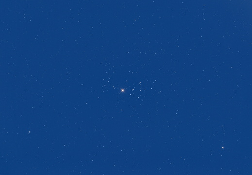 Mars im Sternhaufen M44 (Praesepe)
