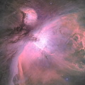 Teil des Orionnebels als RGB-HA Komposit 