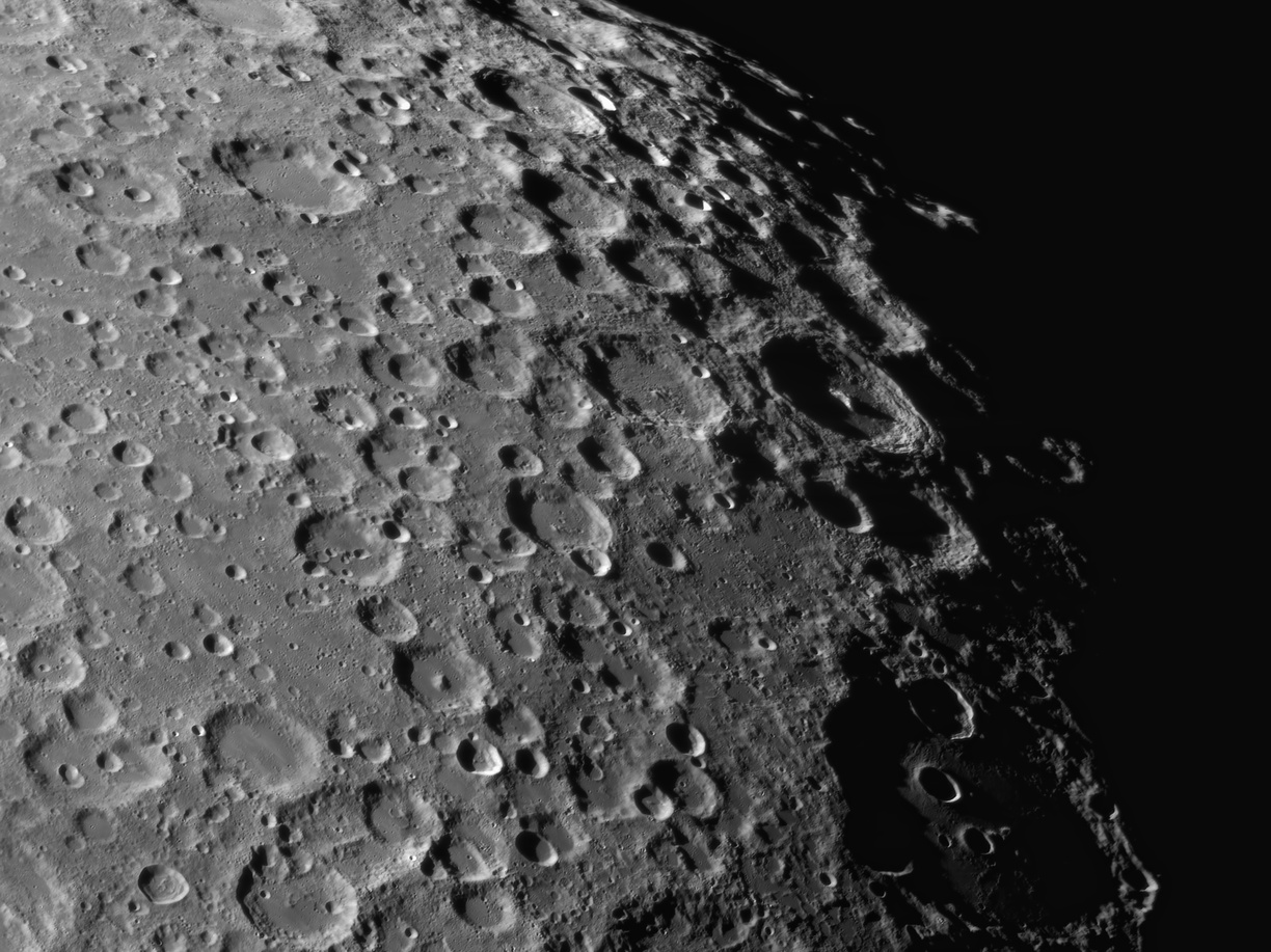 Mondsüdpol und Clavius