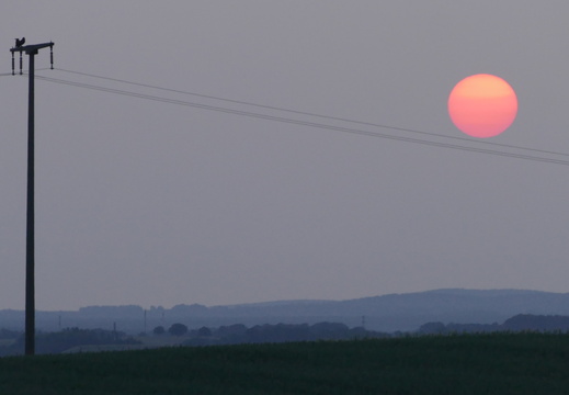 Roter Sonnenaufgang