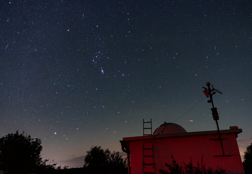 Orion über der Elsterlandsternwarte