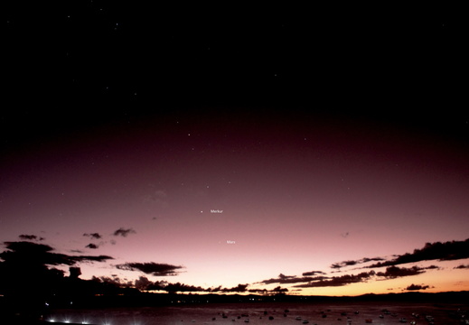 Merkur über Titicacasee