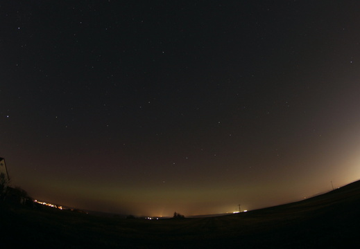 Weitwinkel Polarlicht