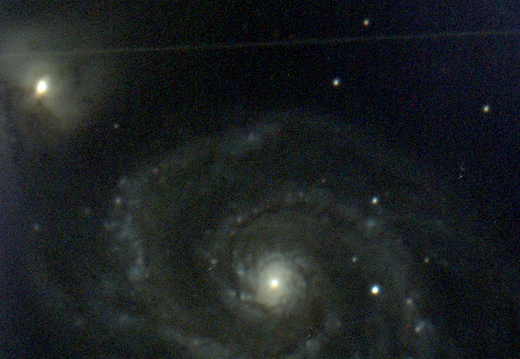 Messier 51 Versuch