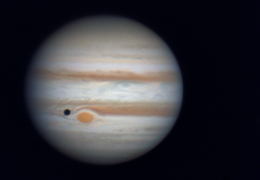 Jupiter mit Ganymed und Schatten