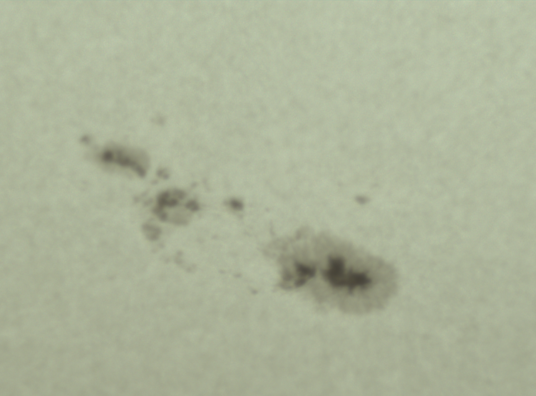 Sonnenfleckengruppe am 14.04.2024